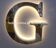alphabet name of company, 3d letter sign, led backlit letter sign