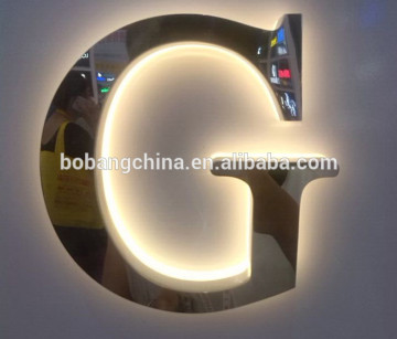 alphabet name of company, 3d letter sign, led backlit letter sign