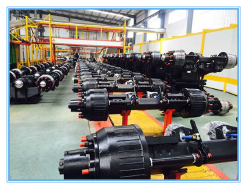 Germany type BPW 16T semi trailer axle