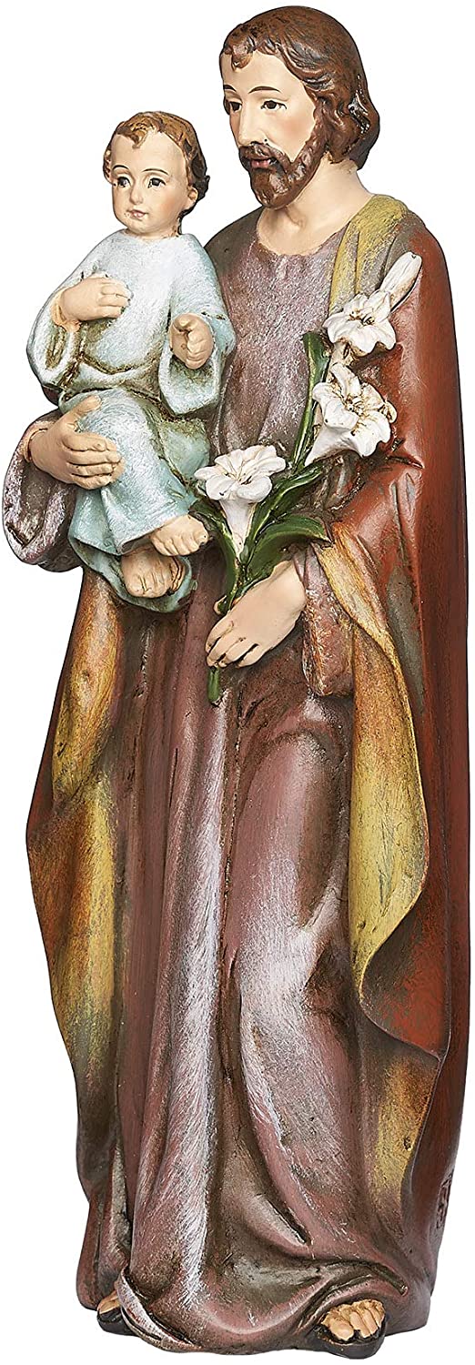 Figura di San Giuseppe e Gesù del bambino