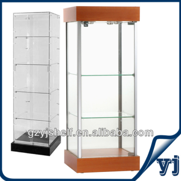 Different Kinds of Wall Mount Glass Display Cabinets/Light Up Glass Display Case