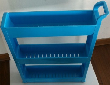 Storage Rack with Wheels Crevice Gap Commodity Shelf