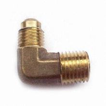Machined Brass Elbow, 1/8-inch COMP x 1/8-inch MIP