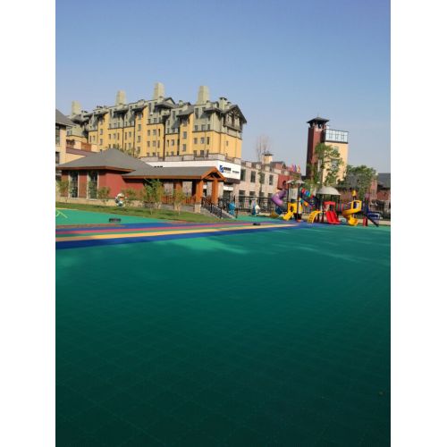 Outdoor Kindergarten Playground Plastic Sport Flooring