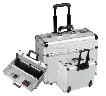 Wheeled Aluminium Briefcase for Travel and Business