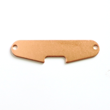 Wholesale Copper Plated Steel Single Coil Guitar Pickup Baseplate