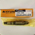 válvula de alívio de válvula de aço amarelo original hyundai 31n6-17400