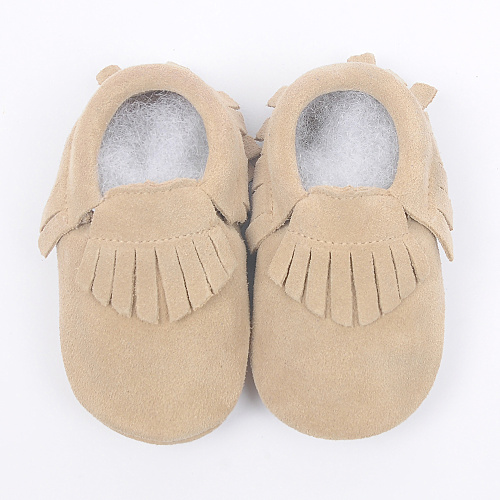 mocassins bébé en cuir souple