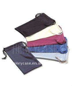 cheap microfiber drawstring glasses pouch