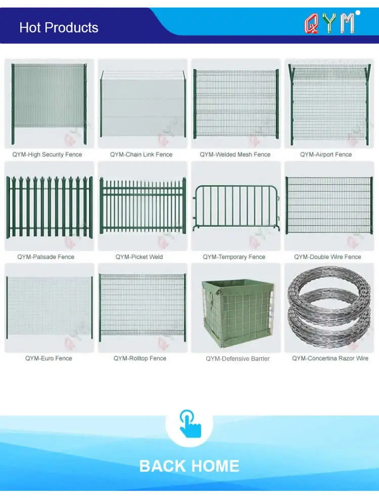 High Quality Picket Welded Fence White Garden Picket Fence PVC