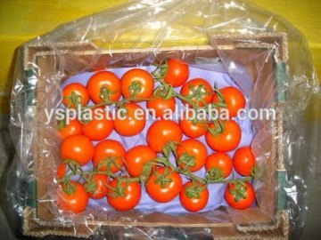 Clear Plastic Flat Bag Carton Liners 25 kg for Vegetables