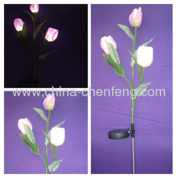 Flower Shape Garden Decorating Solar Lights?