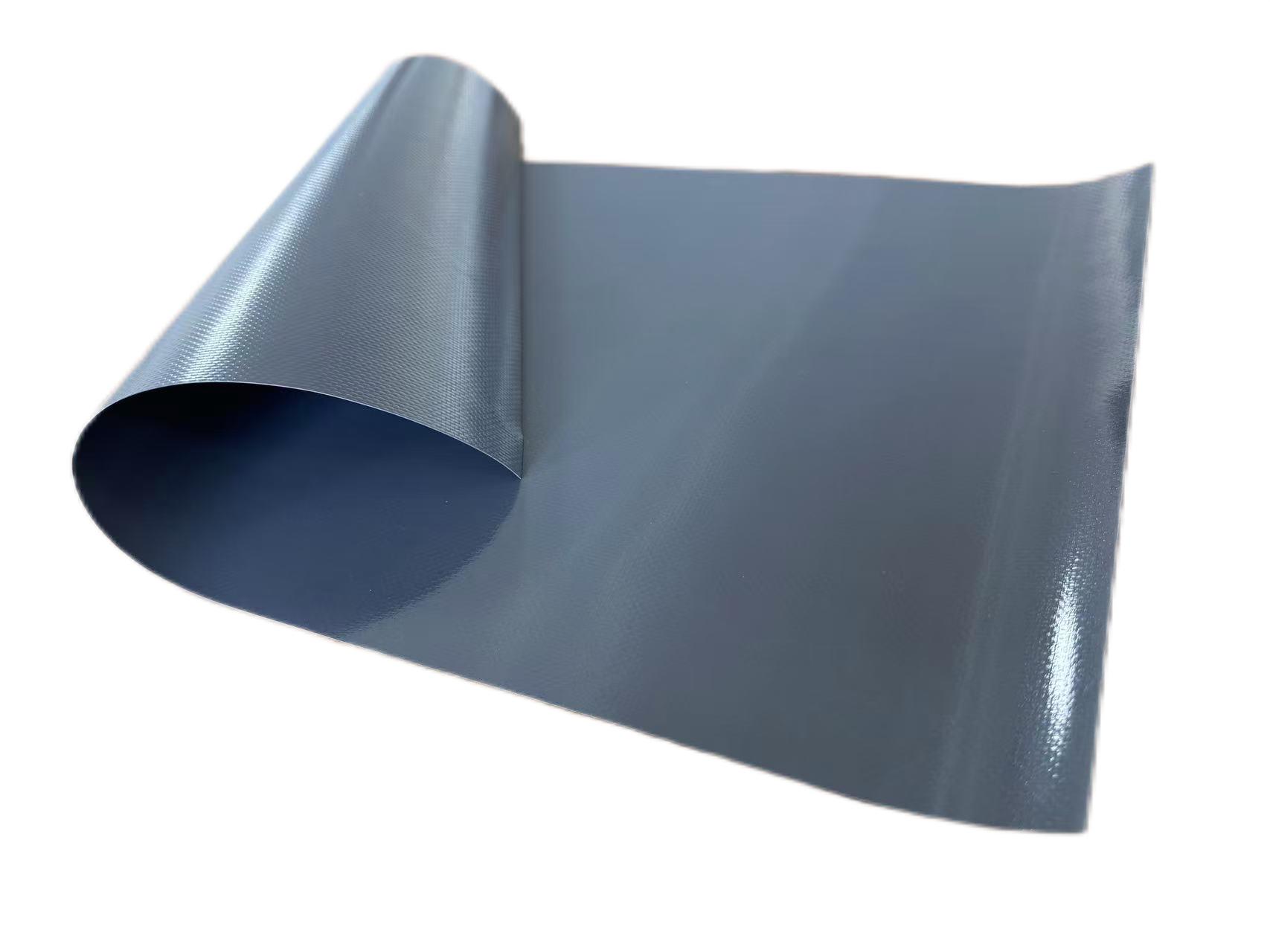 550GSM Grey PVC покрытый брезентом брезента