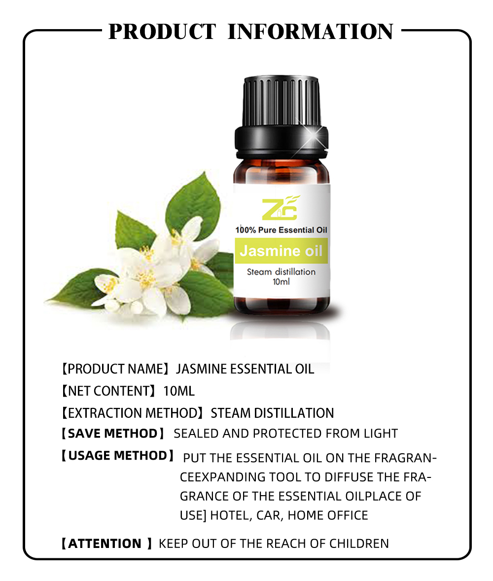 Pure Organic Body Massage Jasmine Essential Oil