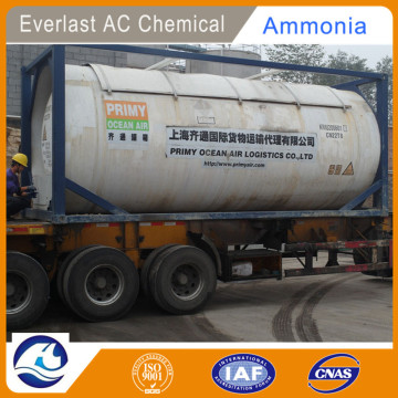 AQUEOUS AMMONIA SOLUTION 27% PACKED IN ISO TANK CONTAINER