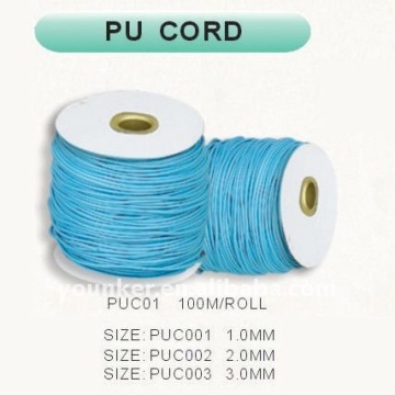 1mm/2mm/3mm Wholesale PU Leather Jewelry Cord