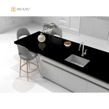 Huaxu Factory Wholesale Galaxy Absolute Black Granite Countertop Cheap Prices