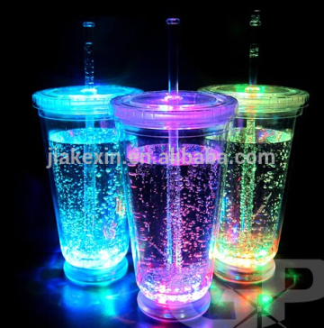 straw LED lighting mug flashing mug