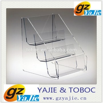 acrylic brochure display/acrylic brochure stand with good quality