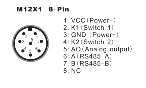 4-20mA Output Smart Temperature Switch Support Modbus