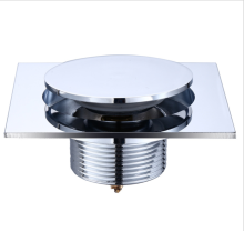 Chrome plated brass waste floor drain cover floor drain grate
