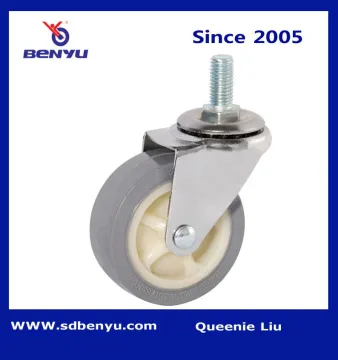 Light Duty Scrwe Furniture Mute Silent Caster Wheel
