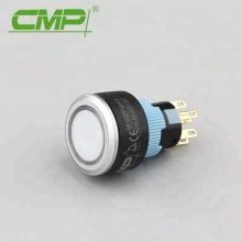 22mm Plastic Momentary or Latching Indicator Light Push Button Switch
