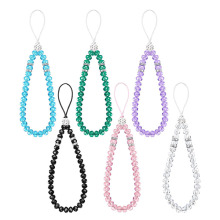 Sparkling Crystal Beaded Cell Phone Lanyard: The Perfect Accessory for Women and Girls