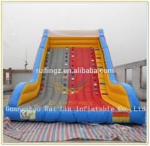 Rui Lin giant inflatable rock climbing slide with ladder