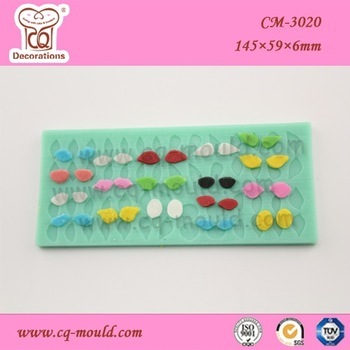 2014 100% food flower silicone baking moulds