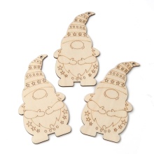 Christmas Wood Pendants: Pandahall's Undyed Natural Big Pendants