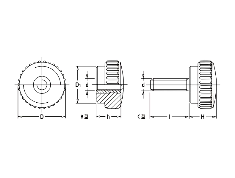 Customizable size Straight thread bakelite  knobs