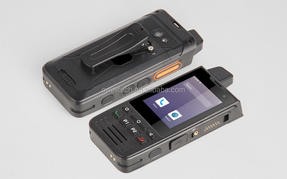 2.8 inch touch screen Android 9.0 NFC IP68 Waterproof 4G GSM Zello Radio POC Radio with SOS Button