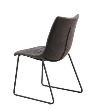 Hotel used leather dining chairs