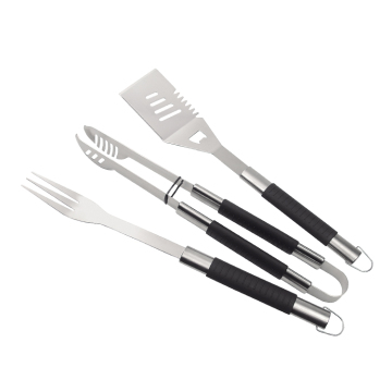 3pcs popular food grade bbq tools set