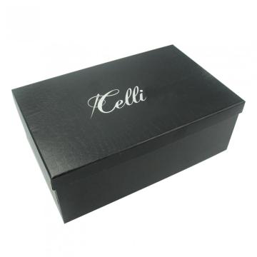 High End Cardboard Packaging Black Shoe Gift Box