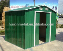 prefabricated backyard steel garden sheds used for storage tools HX81121
