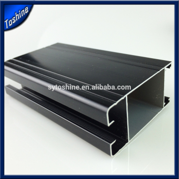 aluminium black anodized perfile