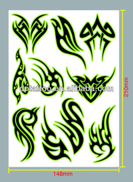 2014 hot glow tattoos laser tattoos skull tattoo dragon tatoos tigher tattoos