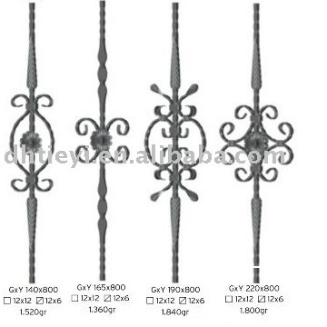 wrought iron component, wrought iron bar, wrought iron part