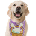 2 PCS Easter Dog Bandana