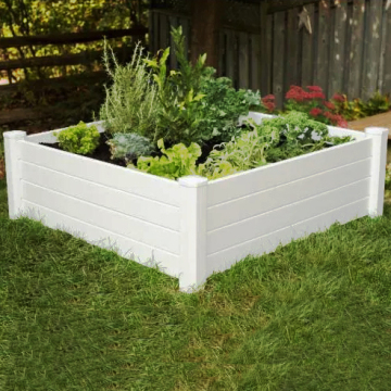 Eco-Friendly PVC Vinyl Deck Railing Planter Box