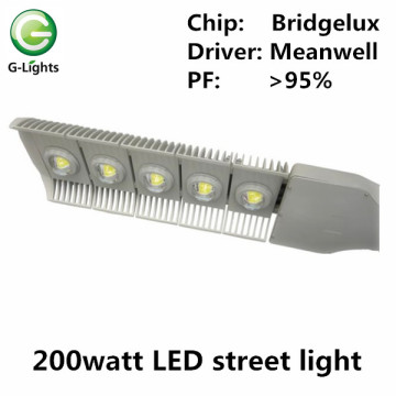 مصباح الشارع Bridgelux 200 وات LED