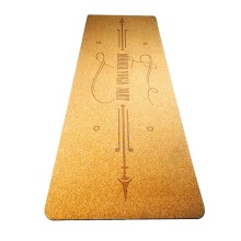 Eco-Friendly Anti-Slip Cork Yoga Mat for Fitness Exercises