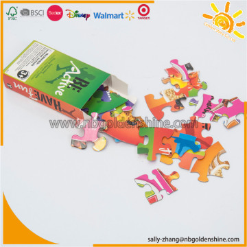 Round Sided Jigsaw Paper Puzzle