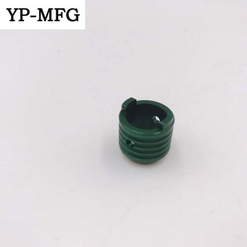 Kilang CNC Lathe Machined Green Aluminium Anodized Parts.