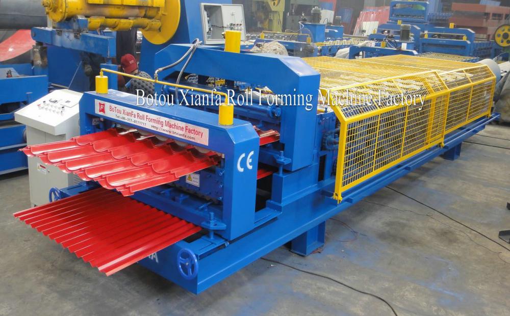 European Style Double Deck Roof Roll Forming Machine