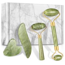 4-pcs Jade Roller & Gua Sha Set