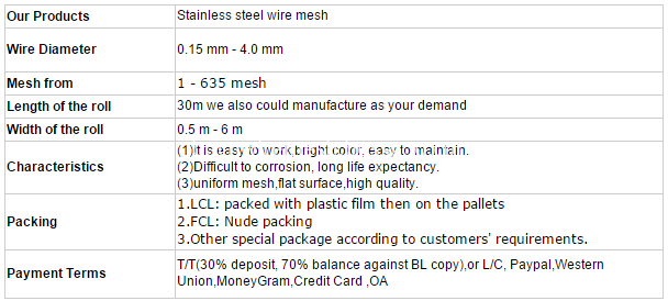 stainless steel wire mesh 1