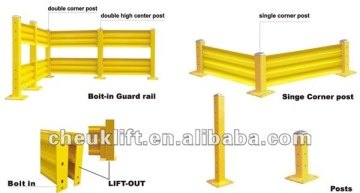 high corner and center posts